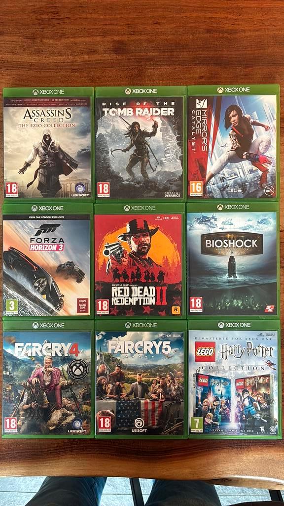 9 Xbox One Games, Spelcomputers en Games, Games | Xbox One, Zo goed als nieuw, Avontuur en Actie, 1 speler, Vanaf 18 jaar, Ophalen of Verzenden