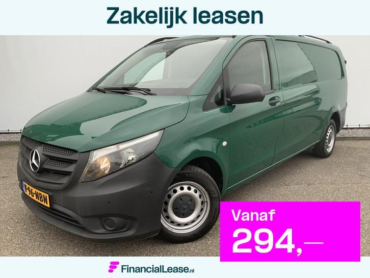 Mercedes-Benz Vito 114 CDI Extra Lang Automaat Airco Cruise, Auto's, Bestelauto's, Bedrijf, Lease, Financial lease, ABS, Airbags