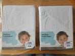 2 Briljant baby molton hoeslaken, wieg 80x40, nieuw, Nieuw, Ophalen of Verzenden, Jongetje of Meisje, Wit