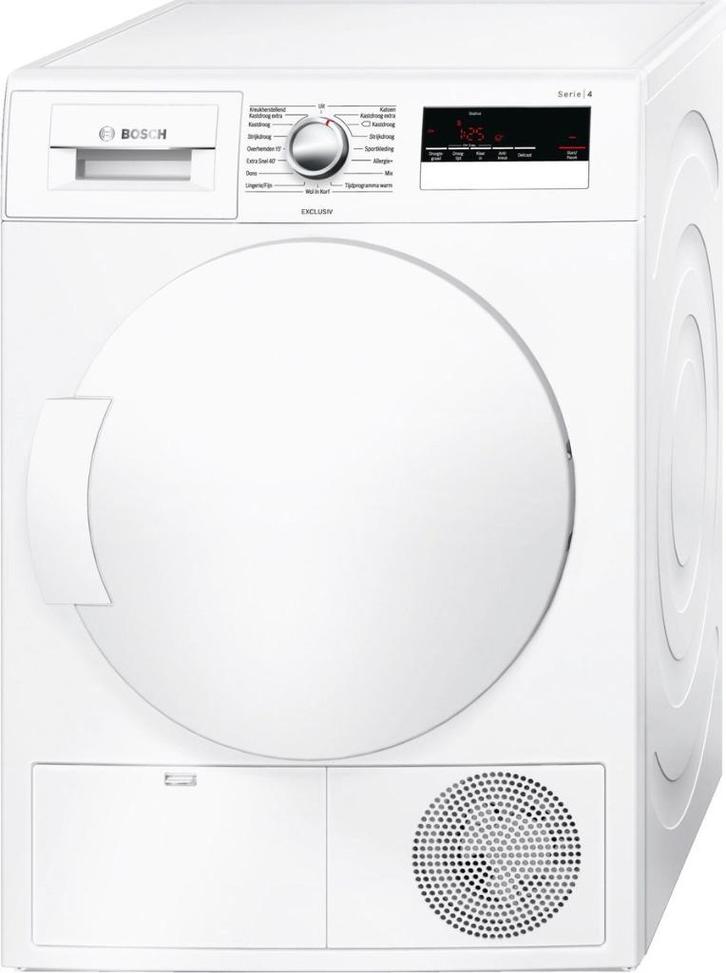 Bosch WTN85383,8 Kg, B Condens,Display,startuitst.,RefurbGar, Witgoed en Apparatuur, Wasdrogers, Refurbished, Condens, Voorlader