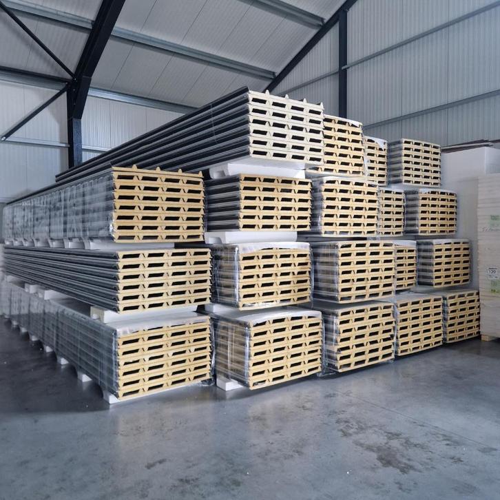 Sandwichpanelen voor dak 30, 40 en 80 mm dik antraciet grijs, Doe-het-zelf en Verbouw, Platen en Panelen, Nieuw, Overige materialen