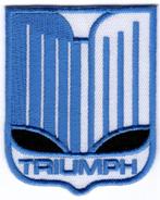 Triumph auto stoffen opstrijk patch embleem, Ophalen of Verzenden, Nieuw, Auto's