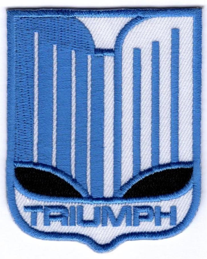 Triumph auto stoffen opstrijk patch embleem, Verzamelen, Automerken, Motoren en Formule 1, Nieuw, Auto's, Ophalen of Verzenden