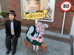 Abraham op bankje met bierpul en pot mosterd set 3 deel., Ophalen, Nieuw, Abraham of Sarah