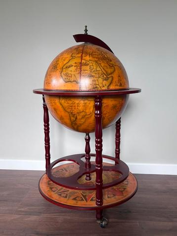 Wereldbol - dranken globe - Globebar 56x56x95cm beschikbaar voor biedingen