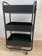 Keukentrolley, Huis en Inrichting, Keuken | Keukenelementen, Ophalen, Zwart, 50 tot 100 cm, Zo goed als nieuw