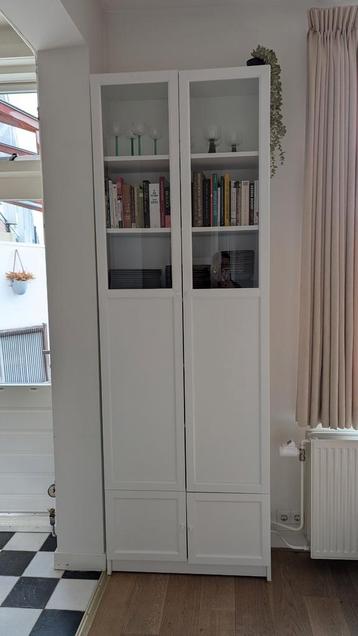 Billy IKEA 80x237 cm met Oxberg deurtjes + Verhogingsdeel beschikbaar voor biedingen