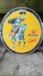 Emaille bord Kronen Brauhaus offenburg, Verzamelen, Ophalen, Gebruikt, Reclamebord