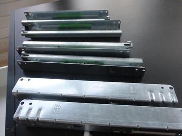 3 Ikea Pax lades met rails 68x34x16cm. - afbeelding 5