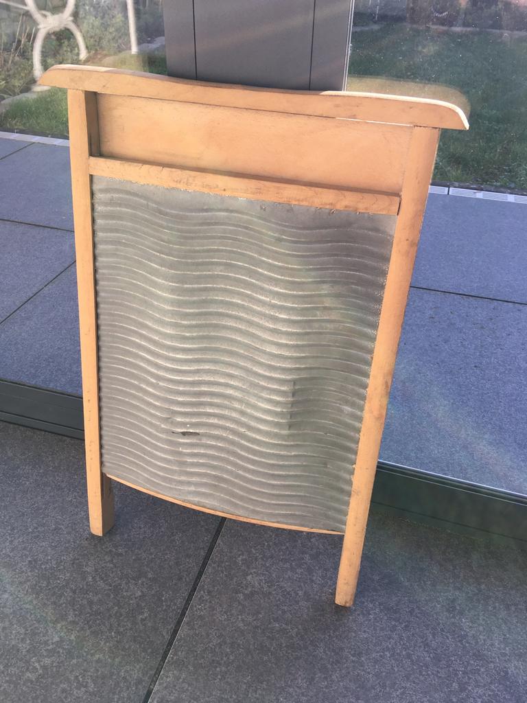 Vintage decoratief wasbord (ook leuk als muziekinstrument)!, Ophalen