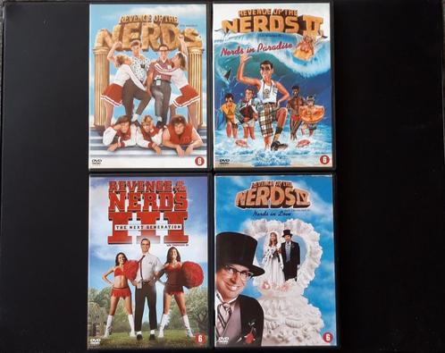 DVD Revenge of the Nerds 1-4 *VERKOCHT*, Cd's en Dvd's, Dvd's | Klassiekers, Gebruikt, Komedie, 1980 tot heden, Verzenden