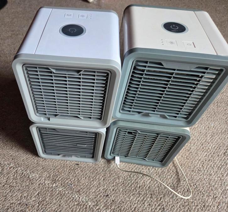 Arctic Air Koeler - 4 stuks!, Witgoed en Apparatuur, Airco's, Gebruikt, Mobiele airco, Minder dan 60 m³, 3 snelheden of meer, Koelen en Ontvochtigen