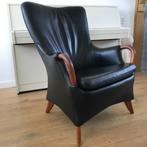 Nielaus & Jeki fauteuil Opus Tenor Deens  vintage design, Huis en Inrichting, Fauteuils, Ophalen, Gebruikt, Minder dan 75 cm, Leer
