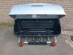 THULE BackUp 900 XXL grijze trekhaakbox+THULE fietsendrager, Auto diversen, Ophalen of Verzenden, Zo goed als nieuw