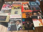 Louis Armstrong platenverzameling 18 stuks, Gebruikt, Ophalen