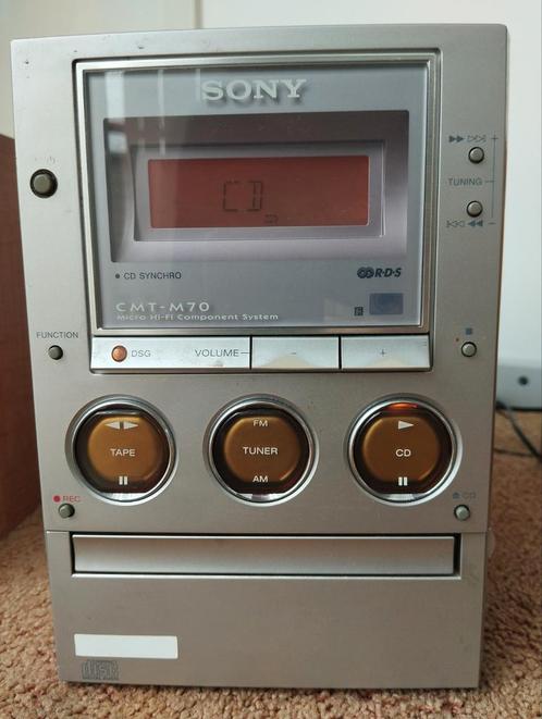 Sony CMT-M70 stereo set met luidsprekers, Audio, Tv en Foto, Stereo-sets, Gebruikt, Sony, Ophalen of Verzenden