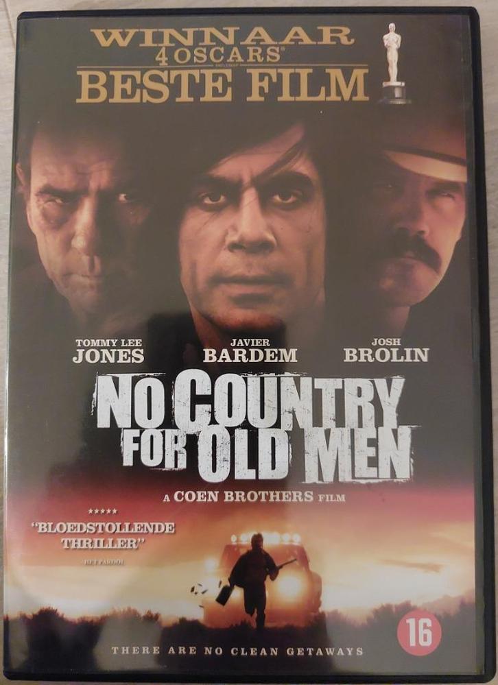 DVD No Country for Old Men (2007) Tommy Lee Jones, Cd's en Dvd's, Dvd's | Thrillers en Misdaad, Zo goed als nieuw, Actiethriller