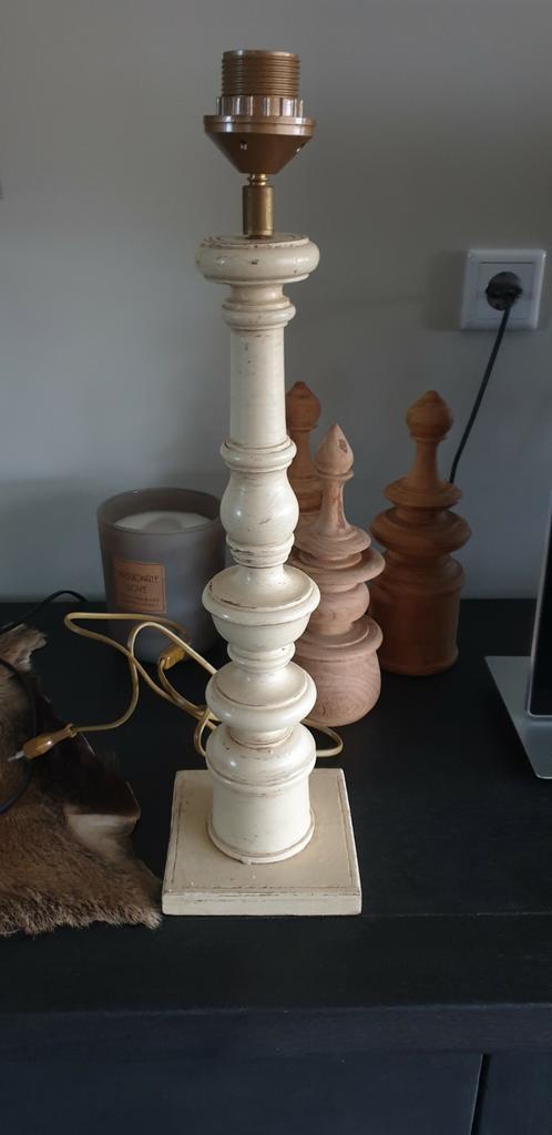 Aura peeperkorn,  lampenvoet hout, hoogte 52 cm, Huis en Inrichting, Lampen | Tafellampen, Hout, Ophalen of Verzenden