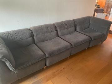 Grijze modulaire bank