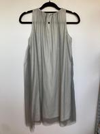 Cathrine Hammel tulle jurk creme grijs maat S met ceintuur, Maat 38/40 (M), Ophalen of Verzenden, Zo goed als nieuw, Cathrine Hammel