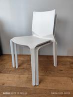 Italianaanse design stoelen - 2 stuks wit, Huis en Inrichting, Stoelen, Ophalen, Zo goed als nieuw, Wit