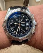 Breitling Crosswind automatic 43 mm A13055 box en pap., Sieraden, Tassen en Uiterlijk, Horloges | Heren, Leer, Staal, Breitling