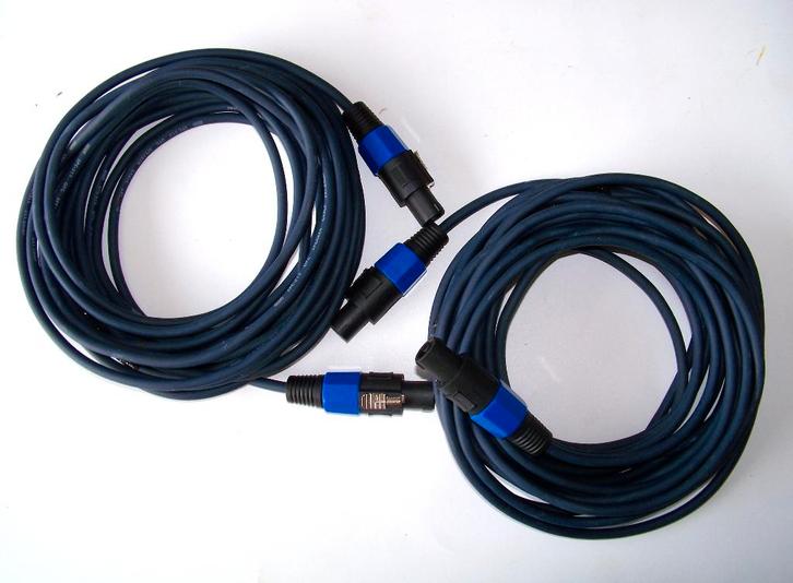 Luidsprekersnoeren 2x7,5 meter - 2x1,5 mm, Muziek en Instrumenten, Kabels en Stekkers, Nieuw, Speaker of Versterker, Ophalen of Verzenden