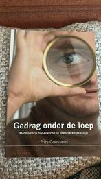F. Goossens - Gedrag onder de loep, Ophalen of Verzenden, Zo goed als nieuw, F. Goossens