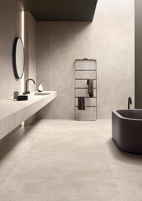 Limstonelook Brystone Ivory 800x800x9mm naturale merk keope, Doe-het-zelf en Verbouw, Tegels, Nieuw, Vloertegels, Keramiek, 60 cm of meer