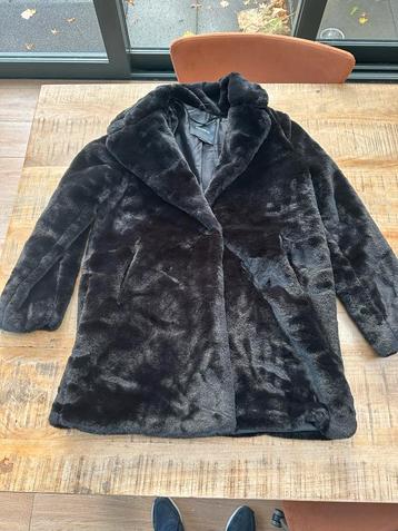 Pull & bear Zwarte Fake Fur Jas - Maat M - Nieuw! beschikbaar voor biedingen