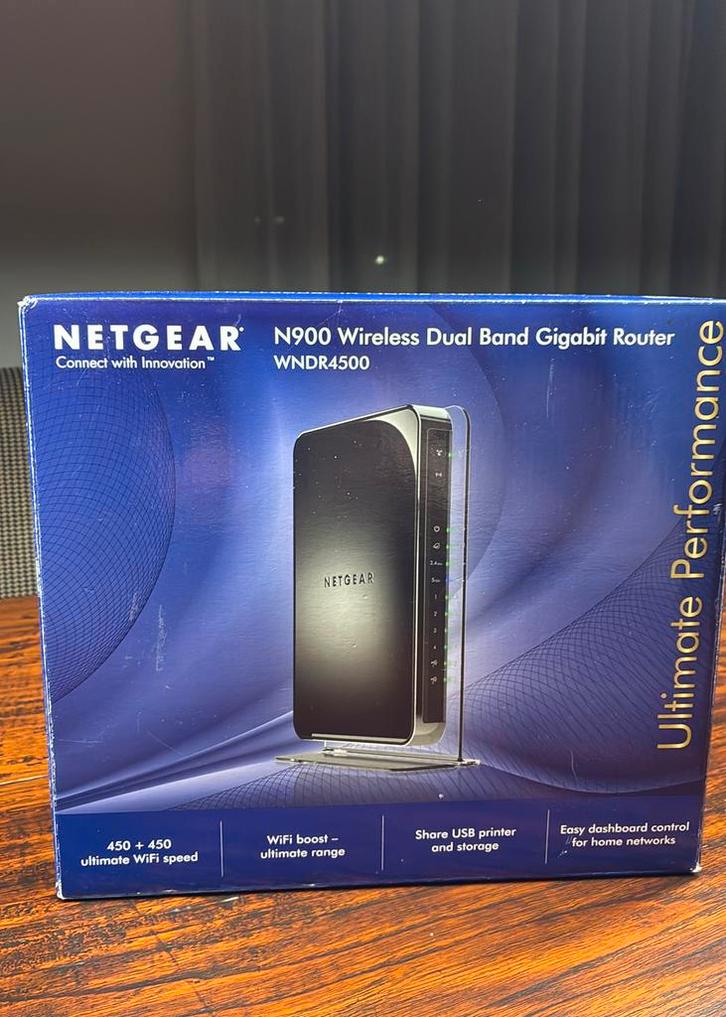 NETGEAR WNDR4500, Computers en Software, Netwerk switches, Ophalen of Verzenden