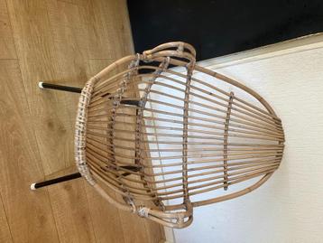 stoel rotanstoel rieten stoel riet bijzettafel zwart hexa beschikbaar voor biedingen