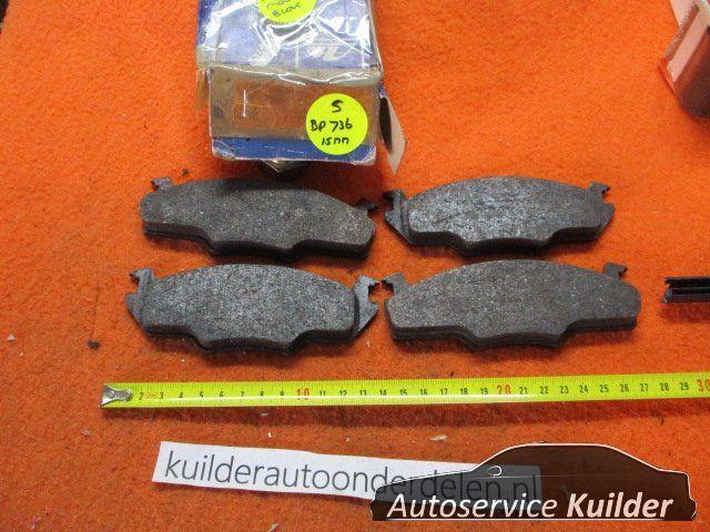 Remblokken VW Golf I en II Seat Ibiza II Passat B1 B2 BP736, Auto-onderdelen, Remmen en Aandrijving, Seat, Volkswagen, Nieuw, Ophalen of Verzenden