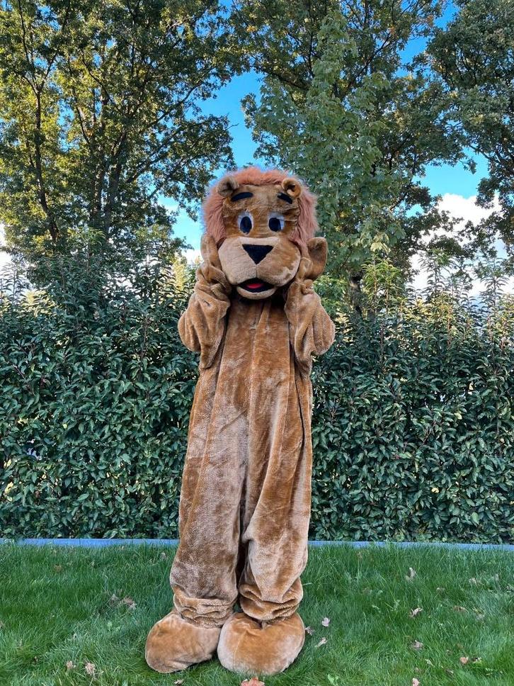 Te Huur: Leeuwkostuum, Oranje Leeuw, Dieren, Carnaval, Hobby en Vrije tijd, Feestartikelen | Verhuur, Zo goed als nieuw, Carnaval