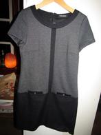 G064 Betty Barclay mt 40 jurk grijs zwart, Kleding | Dames, Jurken, Maat 38/40 (M), Verzenden, Betty Barclay, Zo goed als nieuw