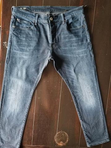G STAR RAW 3301 SLIM STRETCH TAPERED JEANS SIZE 36/30!! beschikbaar voor biedingen
