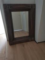 Mooie houten spiegel, Gebruikt, Ophalen of Verzenden, Minder dan 100 cm, Rechthoekig