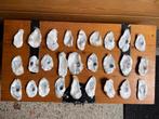 25 oesterschelpen oester schelp plat model 7 - 10 cm, Hobby en Vrije tijd, Ophalen of Verzenden