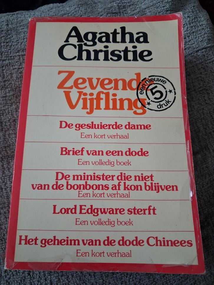 Agatha Christie - Zevende Vijfling, Boeken, Detectives, Gelezen, Ophalen