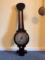 Antieke Barometer Brooksbanks Bradford Mahoniehout Klokkenwi, Ophalen of Verzenden