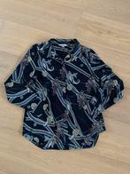 H&M blauwe blouse met cashmir maat 36, Kleding | Dames, Blouses en Tunieken, Ophalen of Verzenden, Zo goed als nieuw, Maat 36 (S)