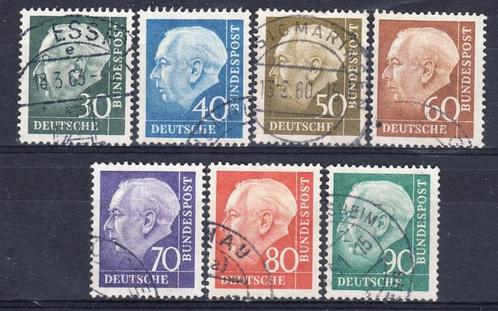 380 - West Duitsland michel 259X/265X gestempeld , Bondspres, Postzegels en Munten, Postzegels | Europa | Duitsland, Gestempeld