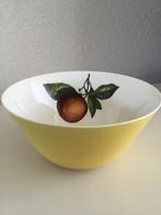 Villeroy en Boch schaal fruit afbeeldingen 24 cm vintage, Gebruikt, Ophalen of Verzenden, Schaal of Schalen, Overige stijlen