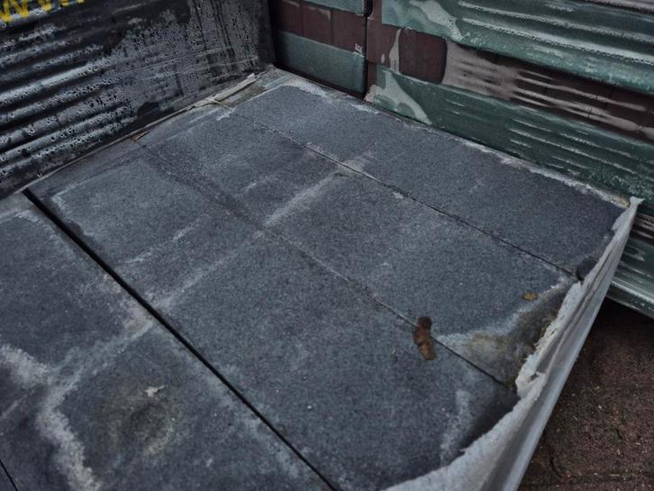 Stapelblokken antraciet geoplano 60x15x15 s-partij bloembak, Tuin en Terras, Bielzen en Borders, Nieuw, Blok, Beton, Minder dan 25 cm