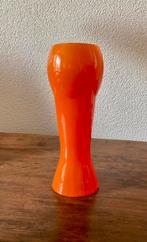 Art deco oranje vaasje, Ophalen of Verzenden