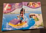 Lego Friends Waterscooter 41000 - Compleet!, Ophalen of Verzenden, Gebruikt, Complete set, Lego