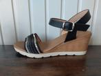 Trend One sleehakken 37 sandalen sandaal hak schoen, Ophalen of Verzenden, Zwart