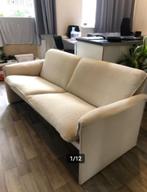 Leolux Bora Bora Designbank (sofa)– Beige Spazio Stof– 2x 80, Ophalen, 150 tot 200 cm, Tweepersoons, 75 tot 100 cm