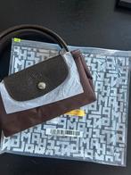 Longchamp mokka, Ophalen of Verzenden, Zo goed als nieuw, Handtas