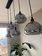 Hanglamp Kai smoke glas - 104x12,5 cm, Ophalen of Verzenden, Nieuw, Glas, Minder dan 50 cm